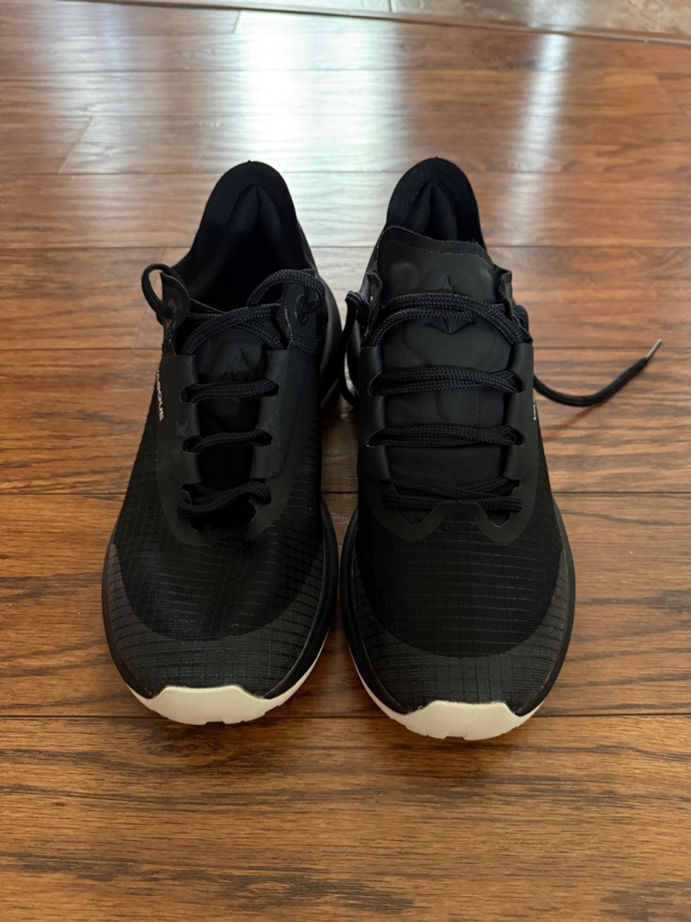 Black Vasque Athletic Sneakers with White Soles